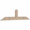 Ekena Millwork Portland Smooth Timber Gable Bracket, Douglas Fir, 72"W x 18"H x 1 1/2"D x 5 1/2"F, 6/12 Pitch GBW072X18X0206POR00SDF - alternate 4